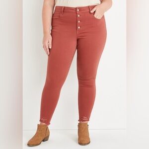 Women's Rust Skinny Jeans